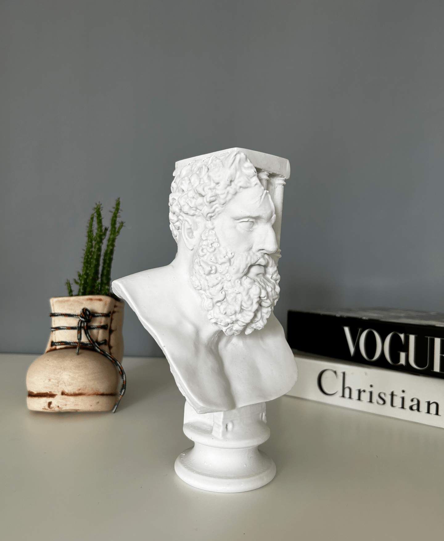 Zeus Bust Statue, 20 cm / 8"