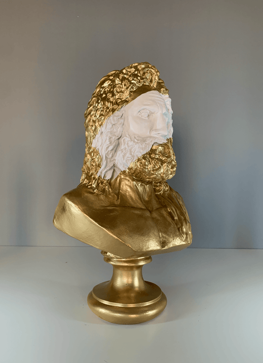 Zeus Pop Art Bust Statue, 38 cm / 15"