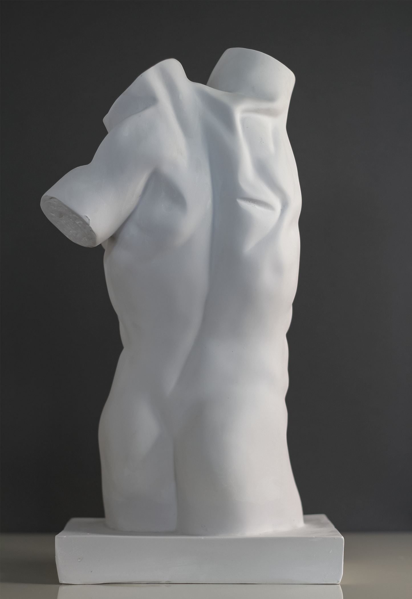 Male Torso Statue, 44 cm / 17.3"