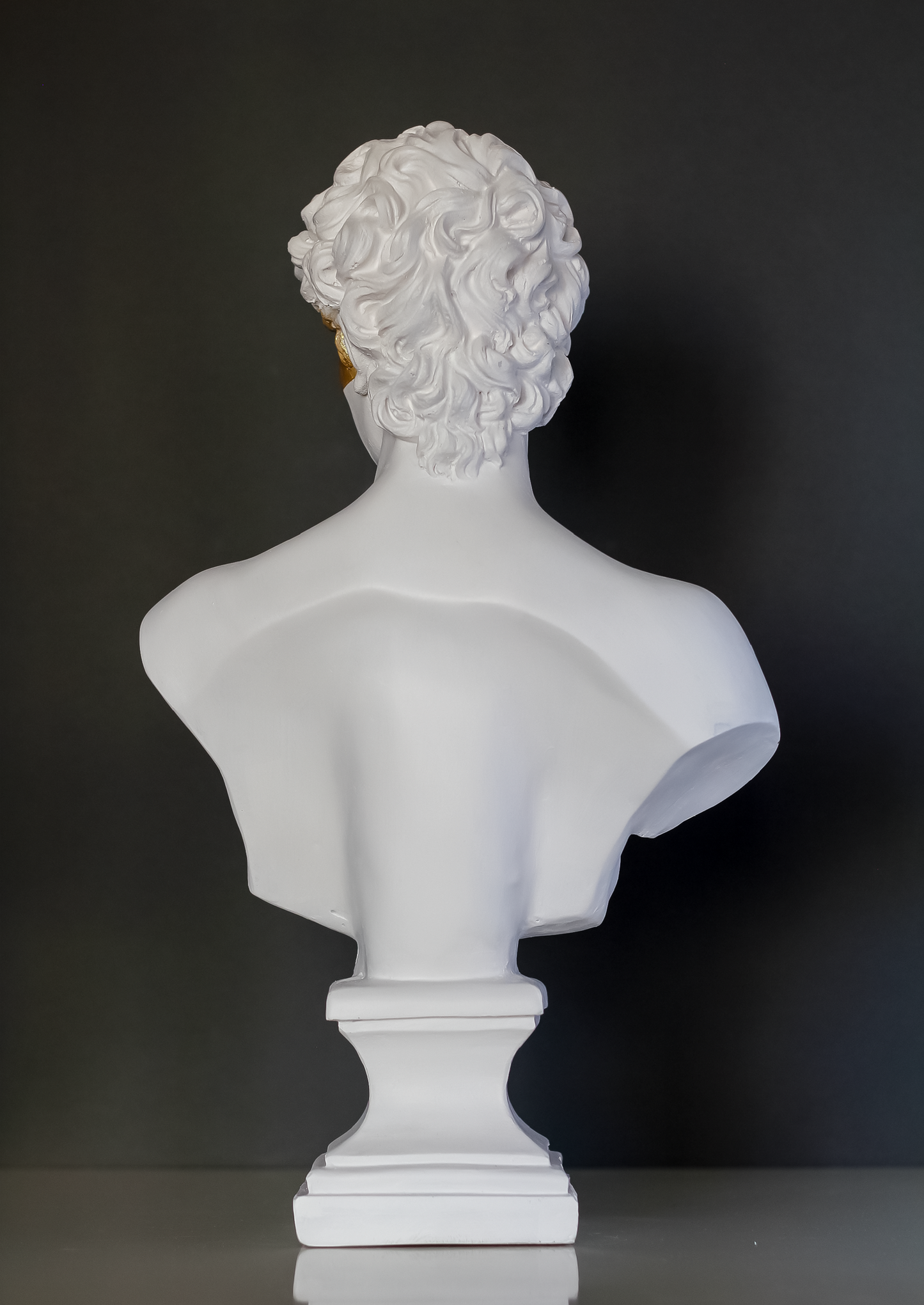 David Gold Mask Bust Statue, 42 cm / 16.5"