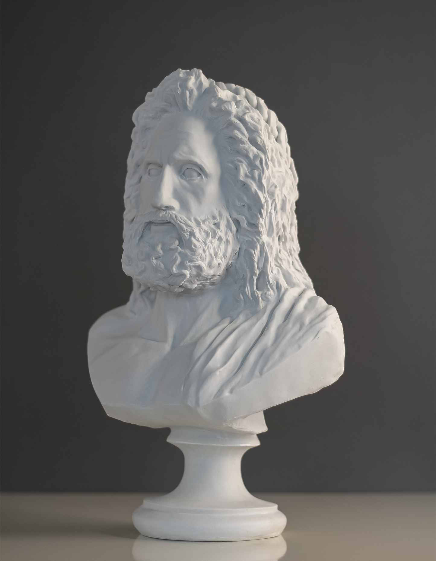 Zeus Bust Statue, 38 cm / 15"