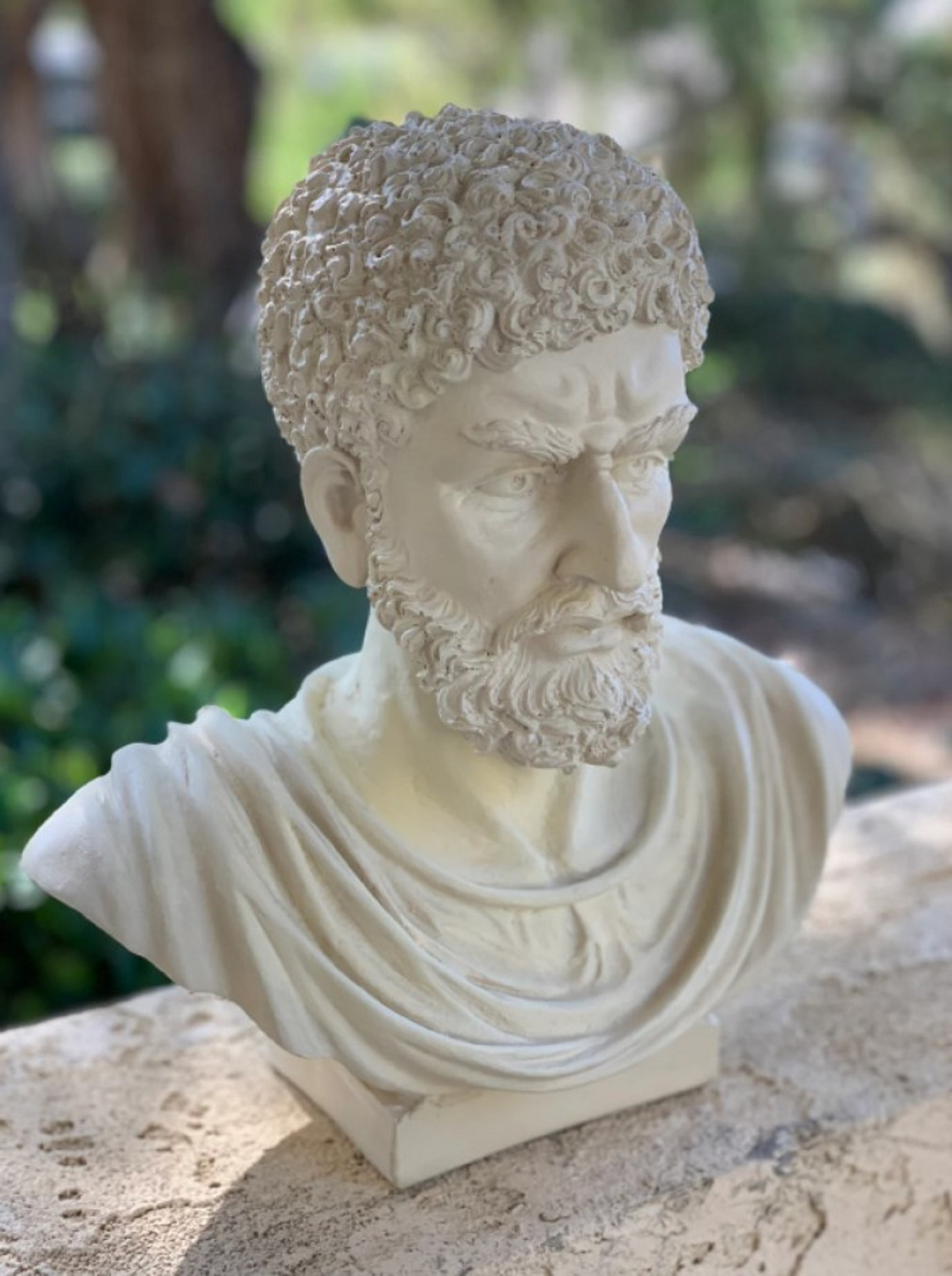 Marcus Aurelius Bust Statue, 28 cm / 11"