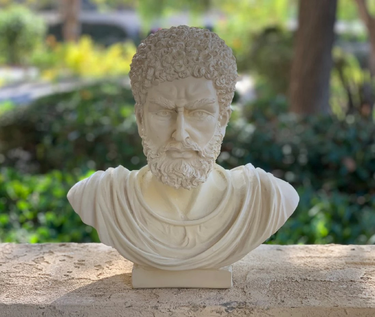 Marcus Aurelius Bust Statue, 28 cm / 11"